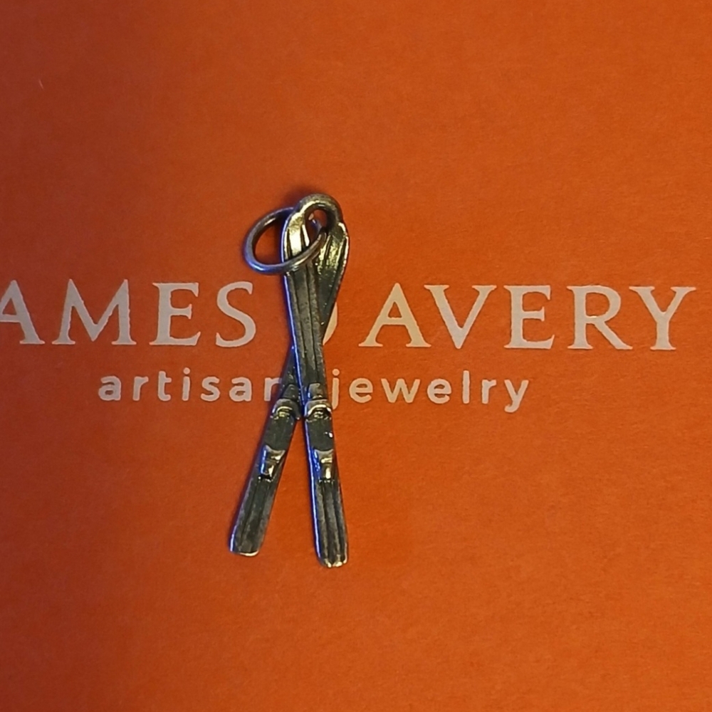 James Avery Retired Crossed Skiiis Charm